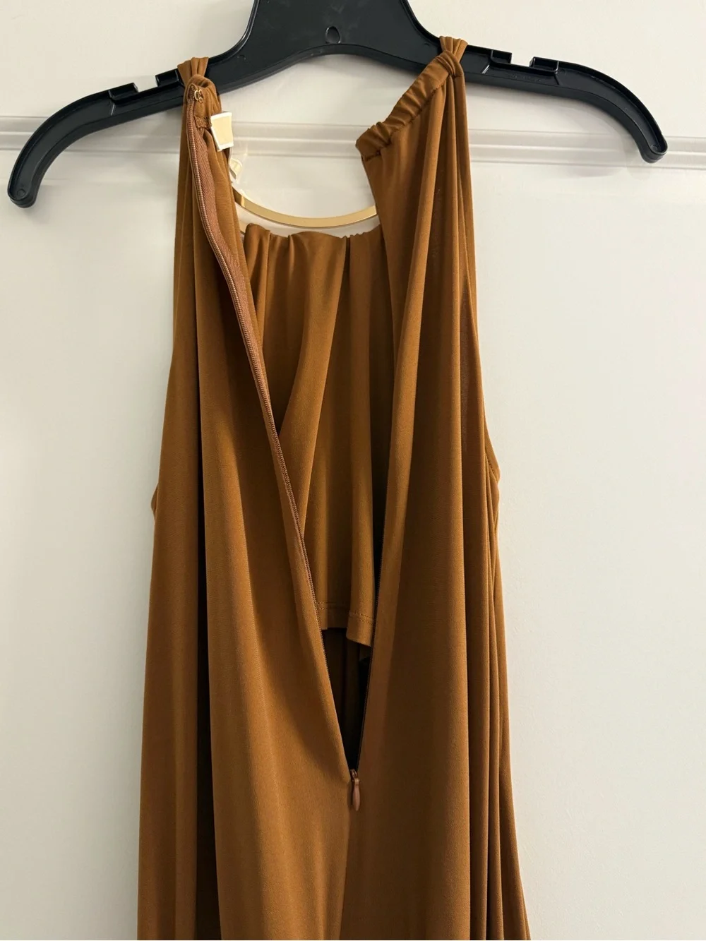 Michael Kors Halter Wrap Jersey Jumpsuit Size S